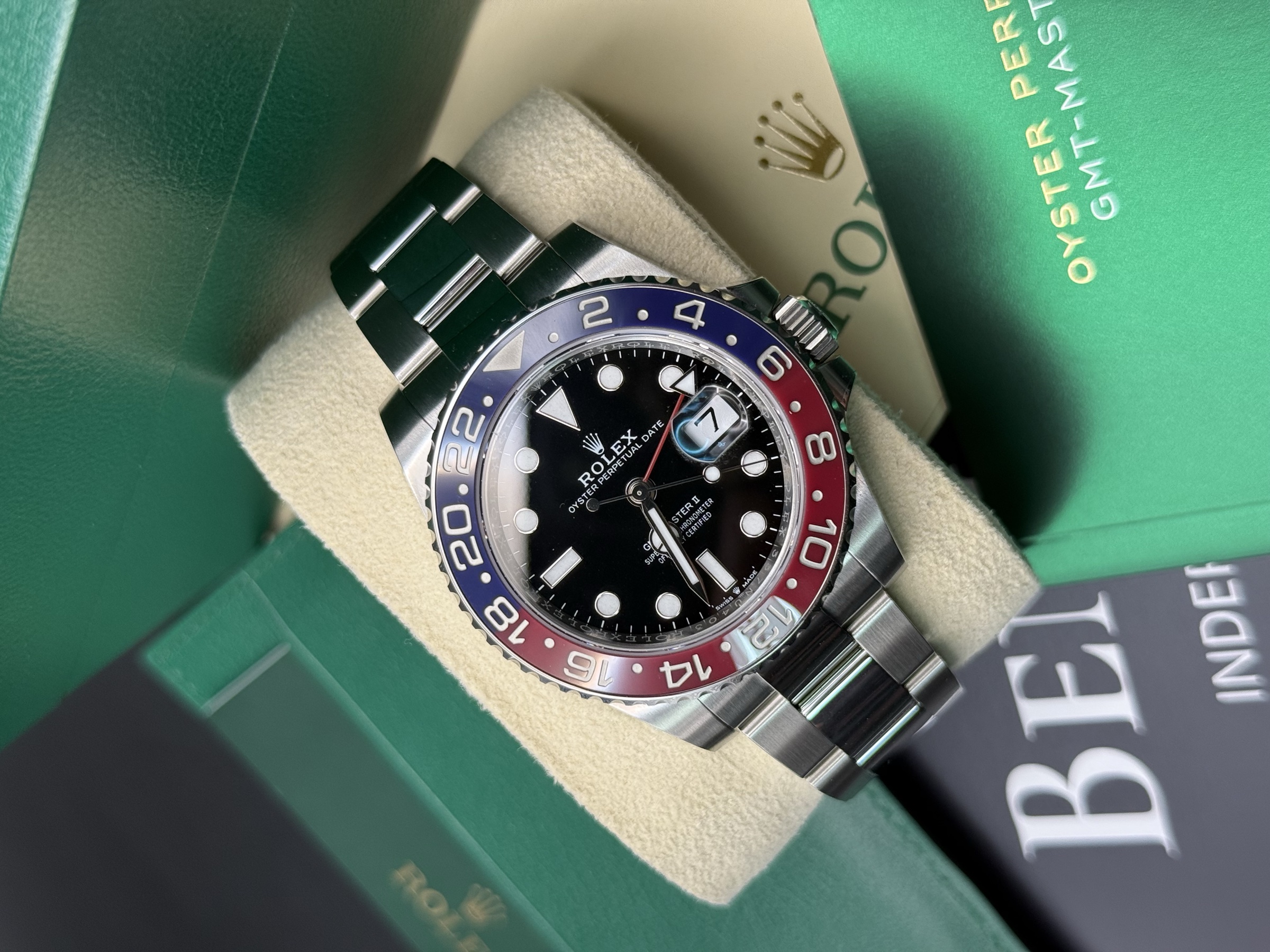 Luxury watch detail prepared for a private retailer offer request